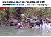 Anak Dolom Menyeberang Sungai, Kota Menyambut Kolam Renang