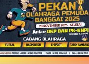 Pekan Olahraga Pemuda Jadi Spirit Persatuan Pemuda