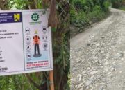 Proyek Jalan Rp1,48 Miliar di Batui Menggantung