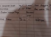 Surat PAW Aleg Gerindra Masuk DPRD Banggai