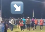 Kacau, Tim Pongkeari Batui Tinggalkan Lapangan Diduga Diserang Penonton