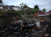 Misterius, Polisi Selidiki Rumah Kosong Terbakar
