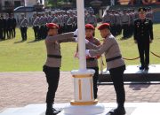 HUT RI-81, Polresta Banggai Gelar Upacara
