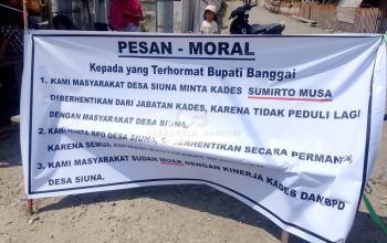 Warga Siuna Muak, Kades dan BPD Dituntut Dicopot
