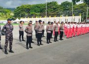 Polresta Banggai Kirim Belasan Personil Latihan Gabungan Paskibraka HUT RI-81
