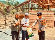 Rumah Dilalap Api, Polisi Datang Bawa Harapan