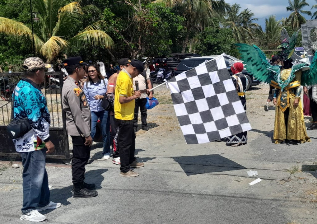 Karnaval HUT RI di Nuhon Dikawal Polisi