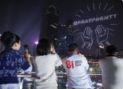 Drone Show Tutup Karnaval Merdeka