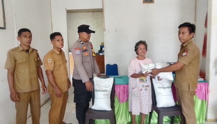 501 Kg Beras Disalurkan, Polisi Kawal agar Tak Salah Sasaran