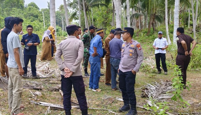 Sengketa Kebun Kelapa di Nuhon, Polisi Kawal Peninjauan Objek Tanah