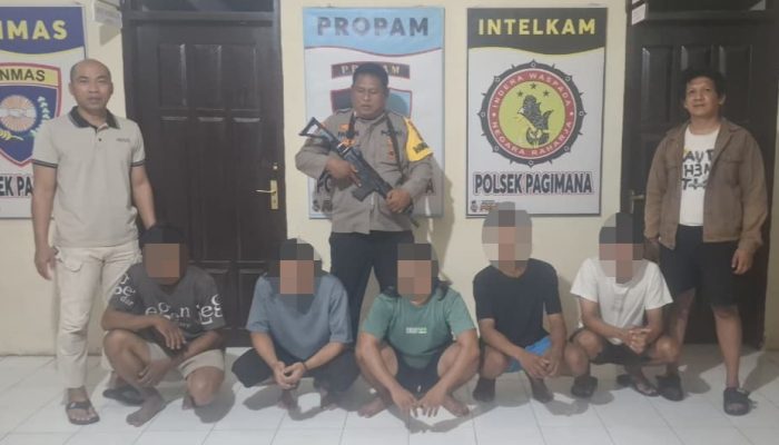 Pesta Miras Berujung Pengeroyokan, Lima Pelaku Diamankan