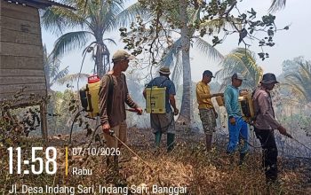 5 Hektare Kebun Warga Terbakar