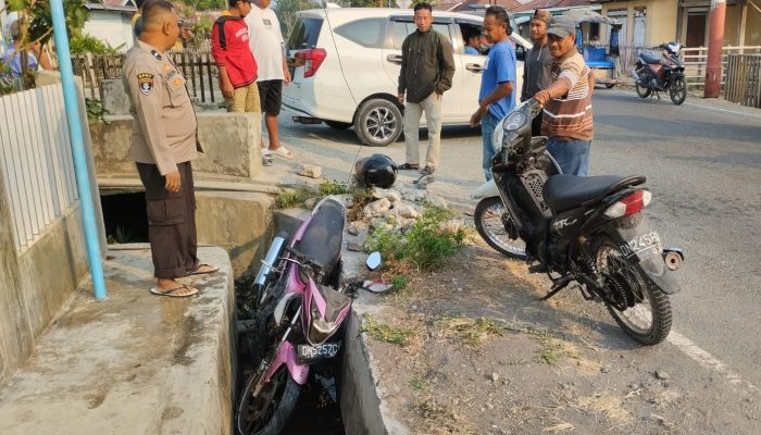 Tabrakan Dua Motor di Pagimana, Lukai Tiga Orang