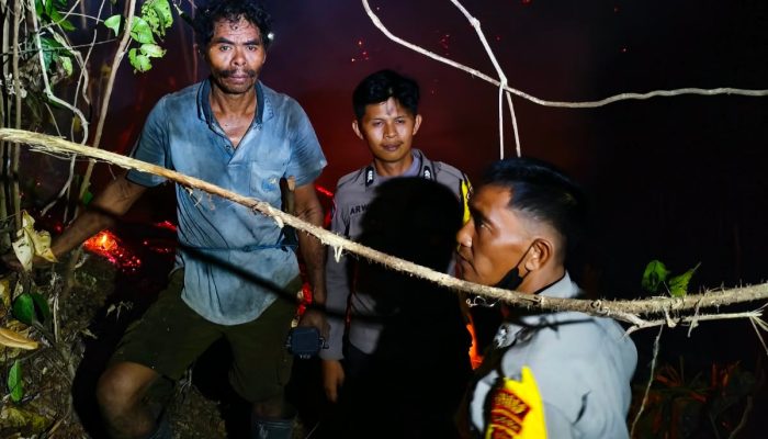1,3 Hektare Lahan di Bangkep Terbakar