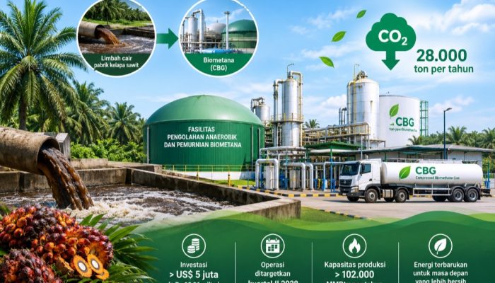 Limbah Sawit Disulap Jadi Energi