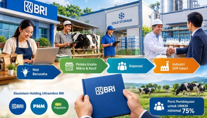 BRI Buka Akses Pembiayaan dari Niat Usaha hingga Industri