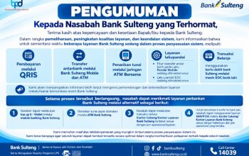 Dua Bulan Layanan Bank Sulteng Dikeluhkan Bermasalah