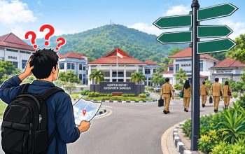 Kawasan Perkantoran Halimun Tanpa Nama Jalan, OPD Terkait Ngapain?