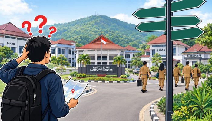 Kawasan Perkantoran Halimun Tanpa Nama Jalan, OPD Terkait Ngapain?