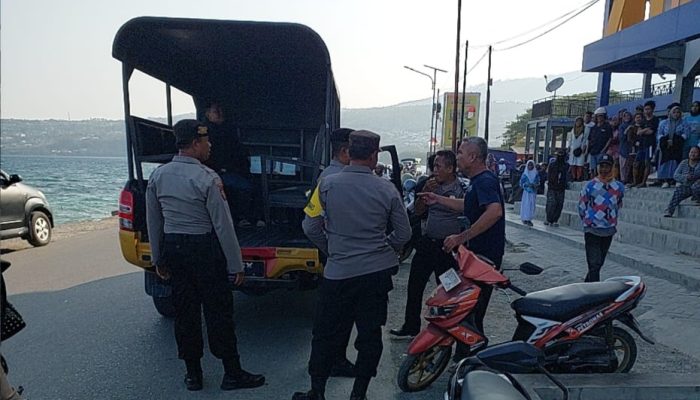 Cekcok Sesama Tukang Parkir Pasar Simpong Berujung Pemukulan