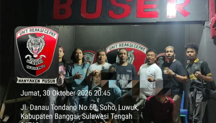 Polisi Bekuk Tiga Pria Dorong Motor Mogok