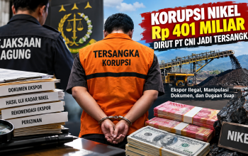Korupsi Nikel Rp401 Miliar, Dirut PT CNI Jadi Tersangka