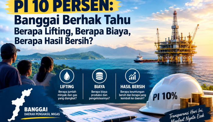 PI 10 Persen: Banggai Berhak Tahu Berapa Lifting, Berapa Biaya, Berapa Hasil Bersih